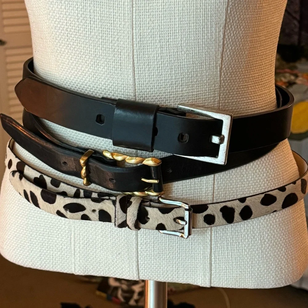 COW PRINT BELT (bottom) - Picture 3 of 3